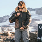 Men’s Black B3 Shearling Bomber Jacket