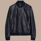 Mens Oxford Blue Bomber Jacket