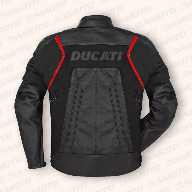 Men's Ducati Racing Leather Motorcycle Jacket