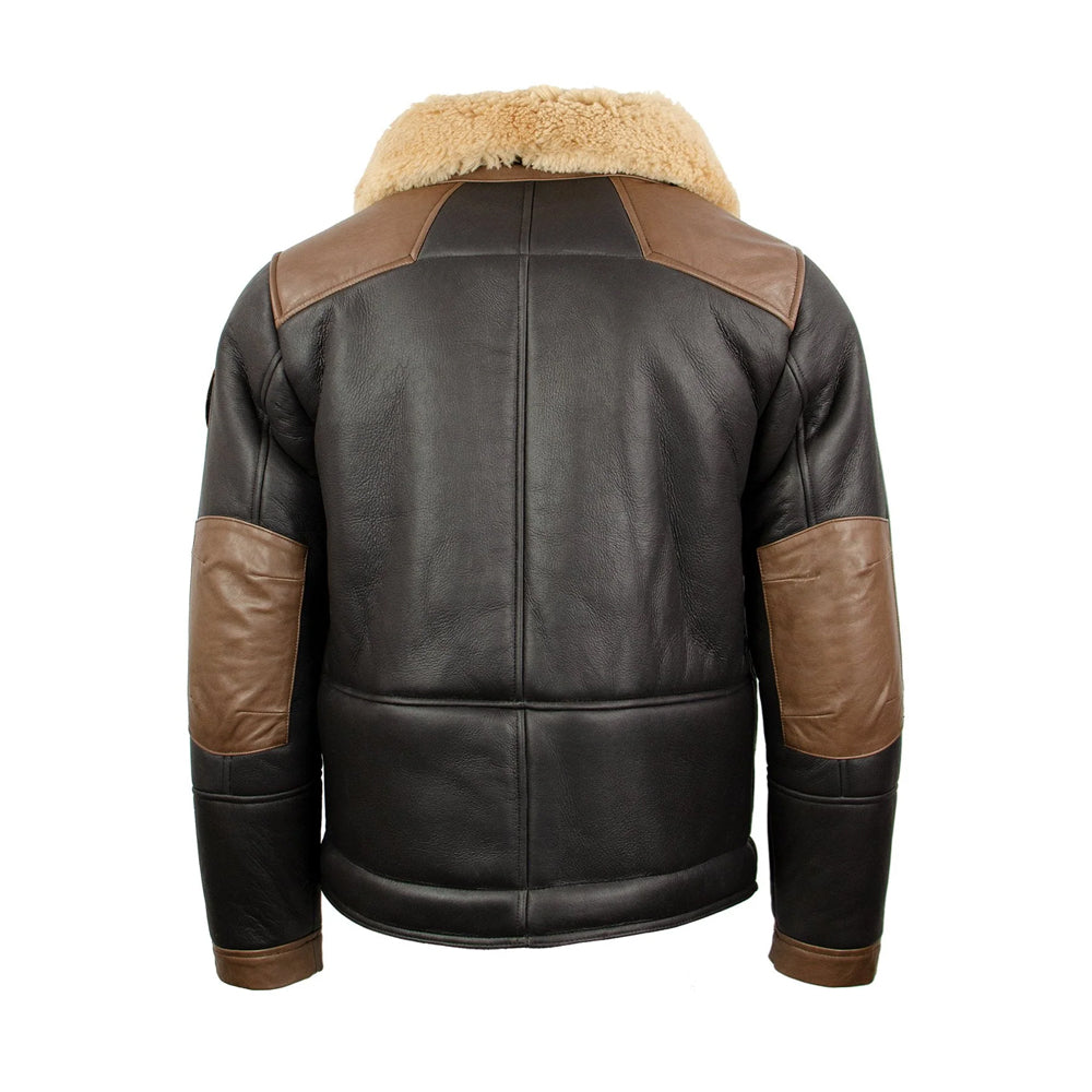 Men’s Black B3 Shearling Bomber Jacket