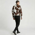 Men’s Hair-On Cowhide Double Rider Jacket