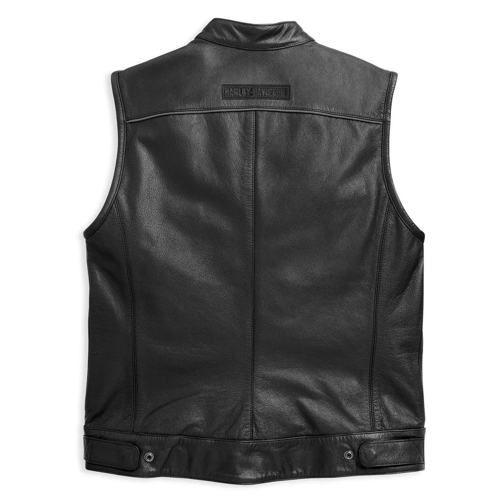 Men's Harley-Davidson Foster Matte Buffalo Leather Vest