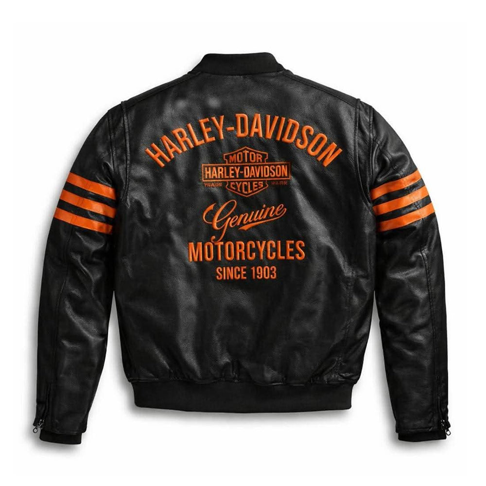 Men's Harley-Davidson Genuine Leather Bomber Jacket