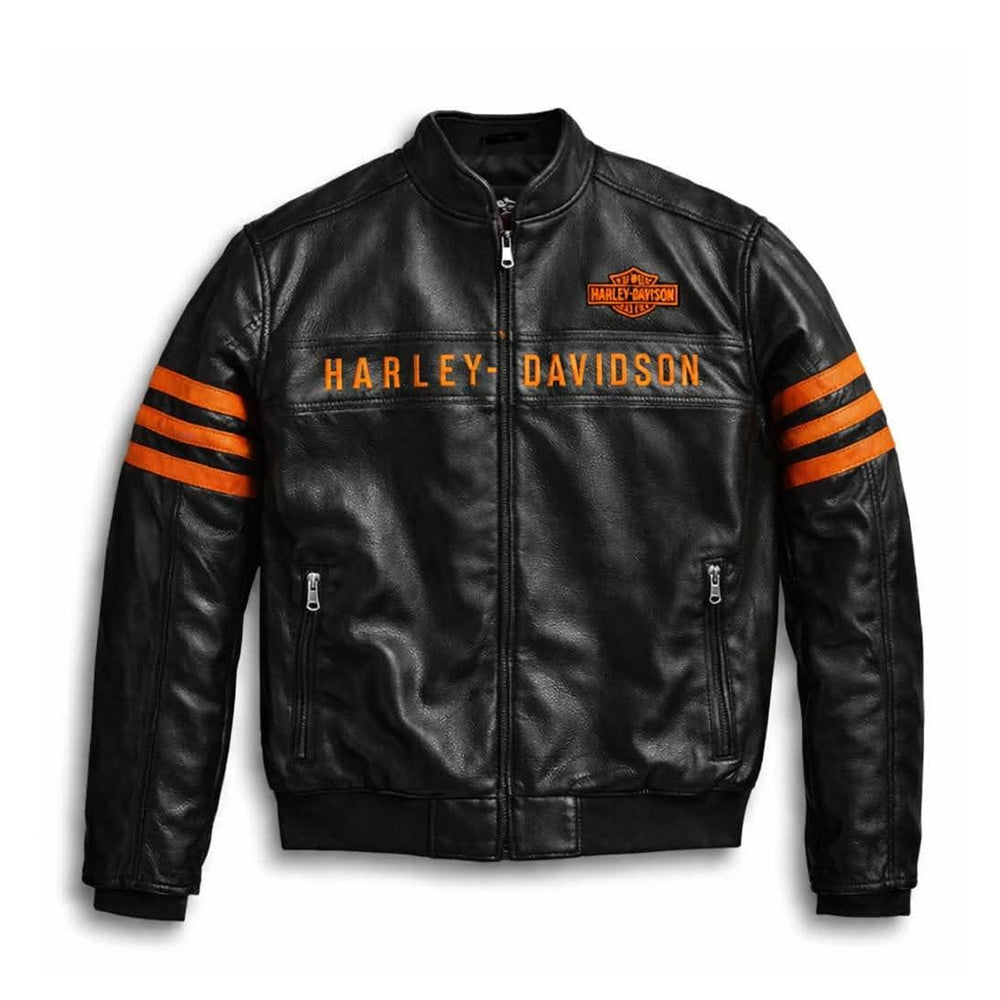 Men's Harley-Davidson Genuine Leather Bomber Jacket