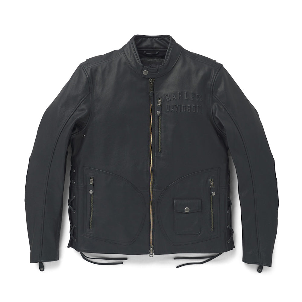 Men’s Harley-Davidson Panhead III Leather Riding Jacket – Buffalo Leather Biker Coat