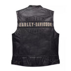 Men's Harley-Davidson Passing Link Distressed Leather Vest