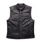 Men's Harley-Davidson Passing Link Distressed Leather Vest