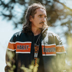 Men’s Harley Davidson Style Motorcycle Leather Jacket – Premium Biker Riding Jacket