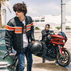 Men’s Harley Davidson Style Motorcycle Leather Jacket – Premium Biker Riding Jacket