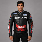 Men’s Honda Repsol Gas Motorbike Leather Jacket