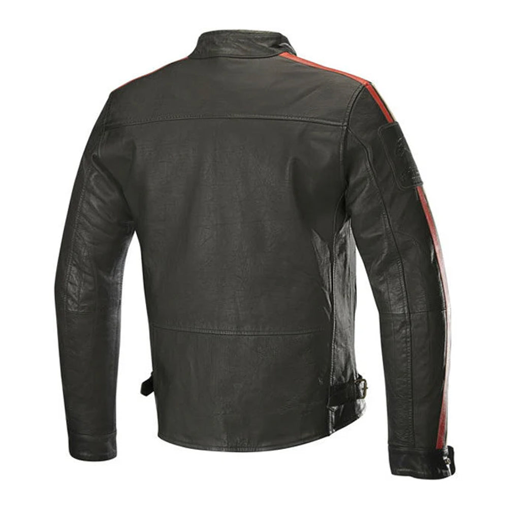 Mens Honda Retro Vintage Edition – Premium Cowhide Leather Biker Jacket