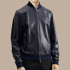 Mens Oxford Blue Bomber Jacket