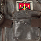 Men's Top Gun G-1 Cowhide Flight Jacket with Patches