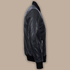 Mens Biker Bomber Jacket