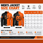 Split Harvest Men’s Pumpkin Cafe Racer Leather Jacket