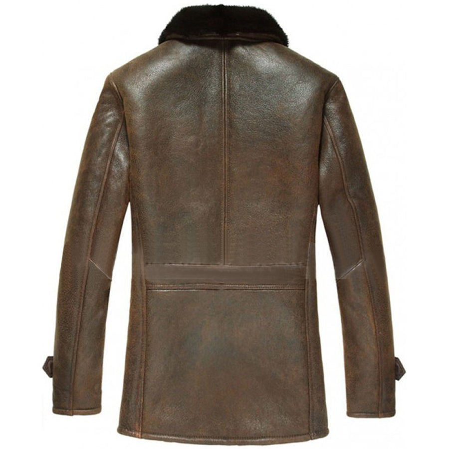 Men's Vintage Shearling Sheepskin Coat