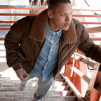 Double Goose Brown Leather Jacket