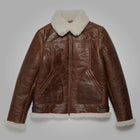 Men's RAF B3 Shearling Aviator Jacket – Weathered Antique Brown