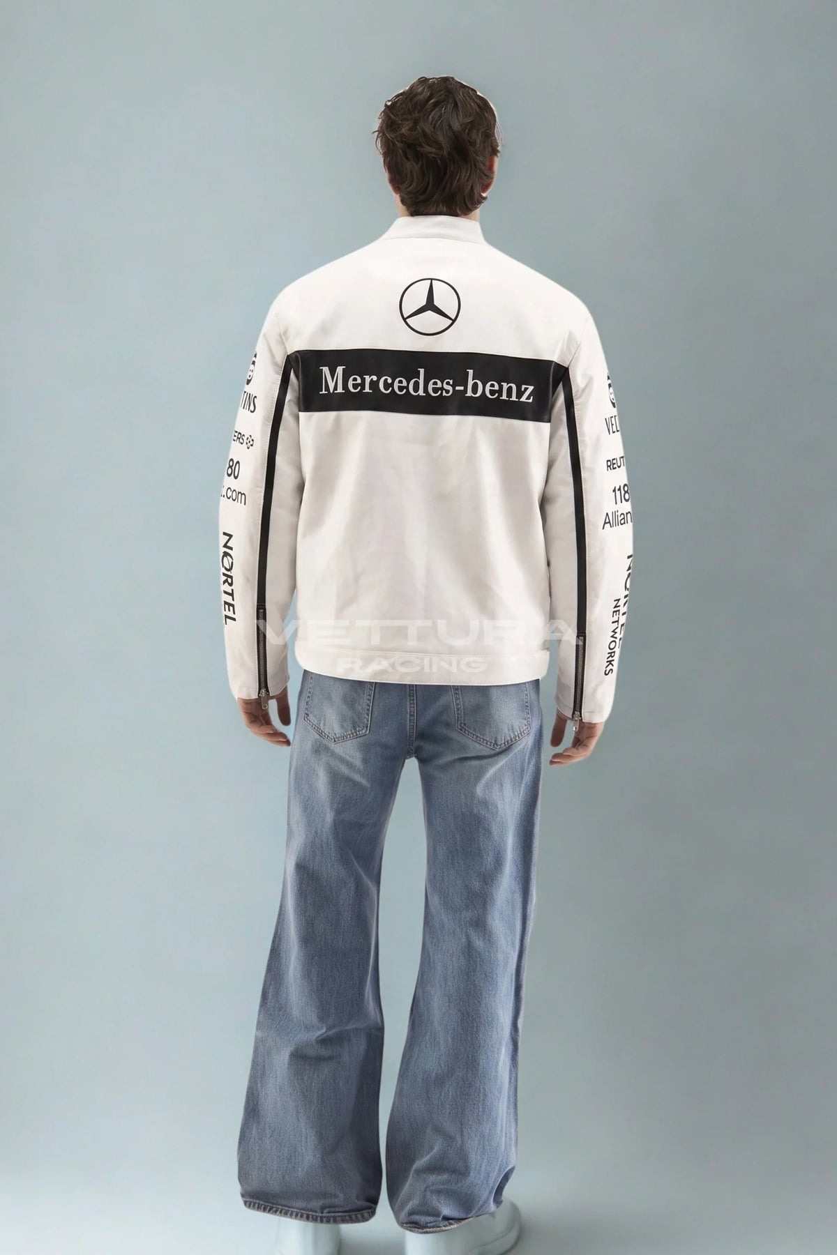 Mercedes-Benz Vintage Racing Leather Jacket