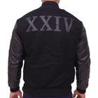 Michael B. Jordan Kobe Destroyer XXIV Battle Varsity Style Faux Leather Sleeves Jacket
