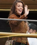 Mission Impossible 7 Hayley Atwell Suede Leather Jacket