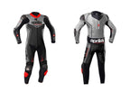 APRILIA MOTORCYCLE LEATHER RACING ONE PIECE GREY SUIT
