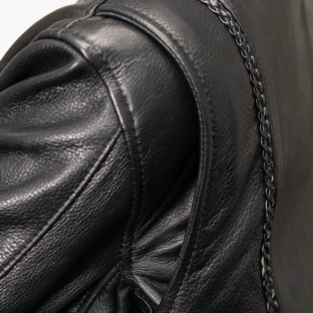 Milwaukee Leather USA MADE MLJKL5002 Women's Black Pristine Premium Motorcycle Leather Jacket