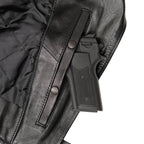 Milwaukee Leather USA MADE MLJKL5004 Women's Black The Flaunt Premium Classic Motorcycle Style Leather Jacket