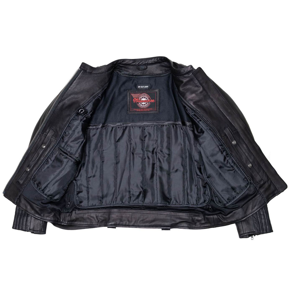 MMCC Women's Rebel Black Leather Motorcycle Jacket - MMC20002