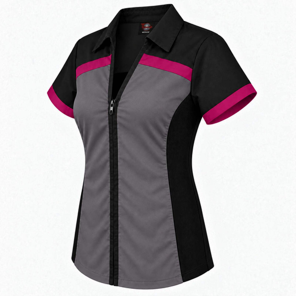 MMCC Women's Unbound Lightweight Work Shirt with Stretch Side Panels - MMC26002