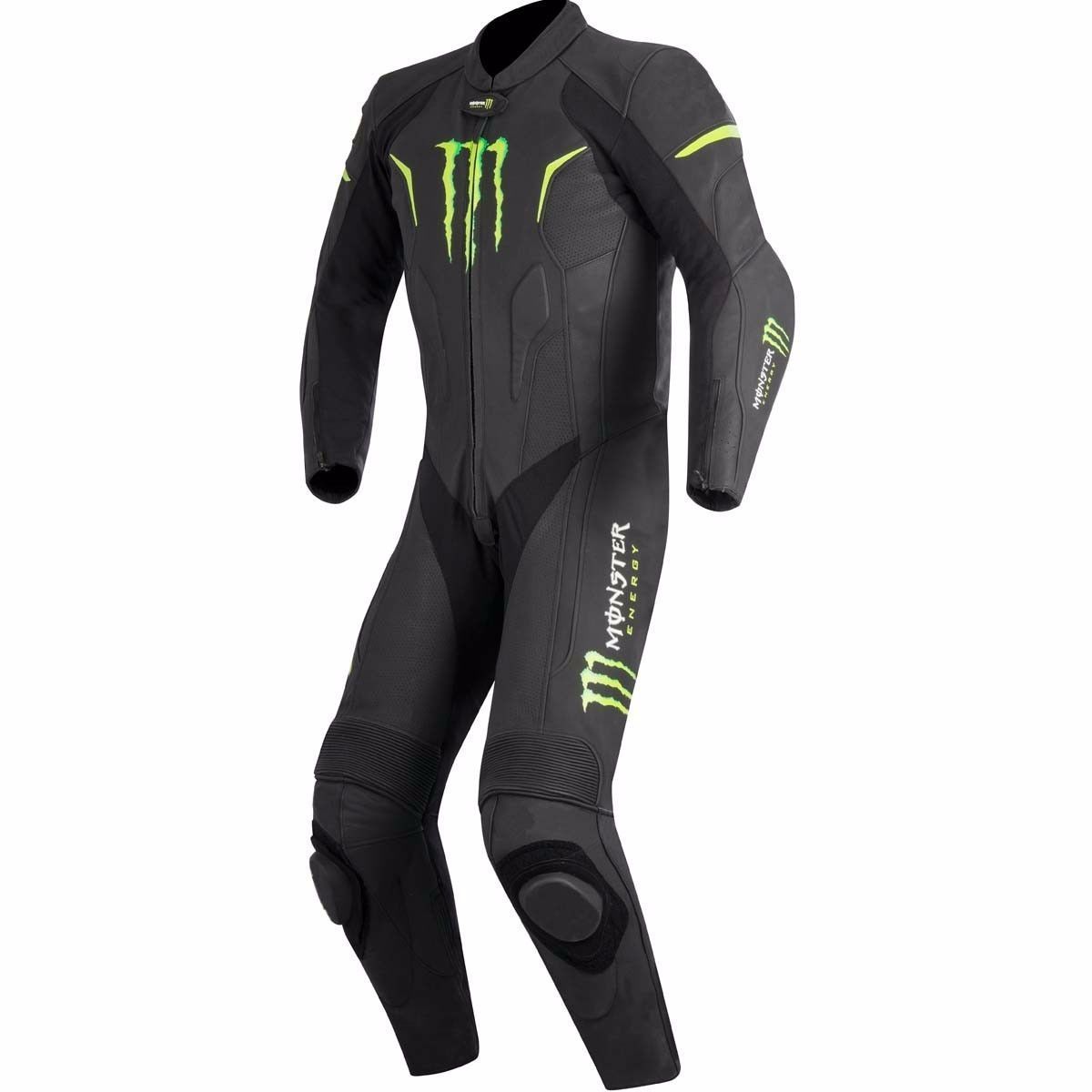 MONSTER ENERGY MEN MOTORCYCLE LEATHER RACING SUIT