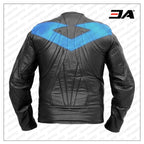 Nightwing Leather Jacket with Foam Padding
