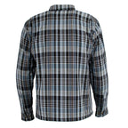 Milwaukee Leather MPM1636 Men’s Armored Riding Flannel – Full Aramid Fiber Lined, CE Shoulder/Elbow Armor