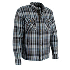 Milwaukee Leather MPM1636 Men’s Armored Riding Flannel – Full Aramid Fiber Lined, CE Shoulder/Elbow Armor