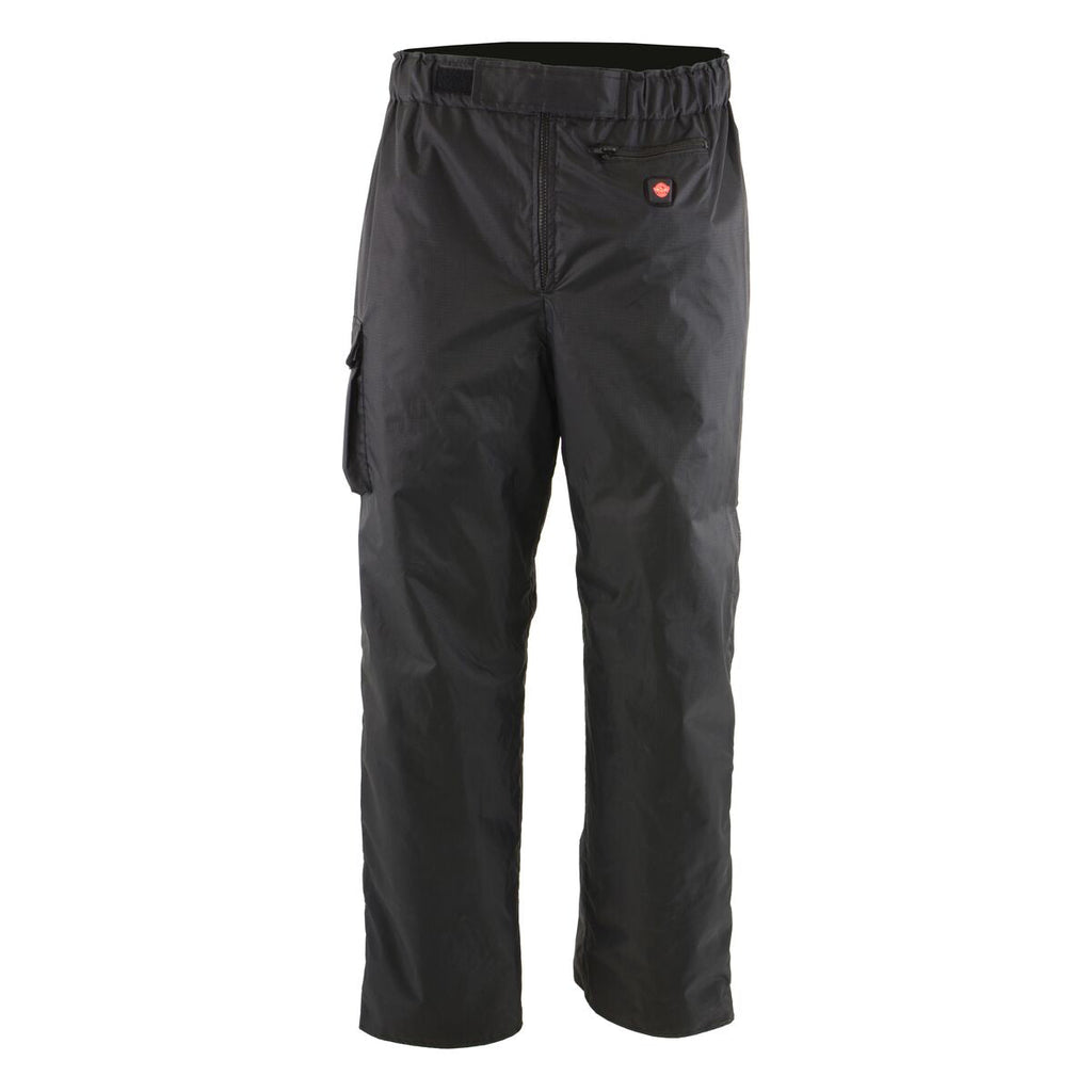 NexGen Heat MPM5720DUAL Men's Black 'Heated' Textile Water Resistant Over Pants (Battery Pack Included)