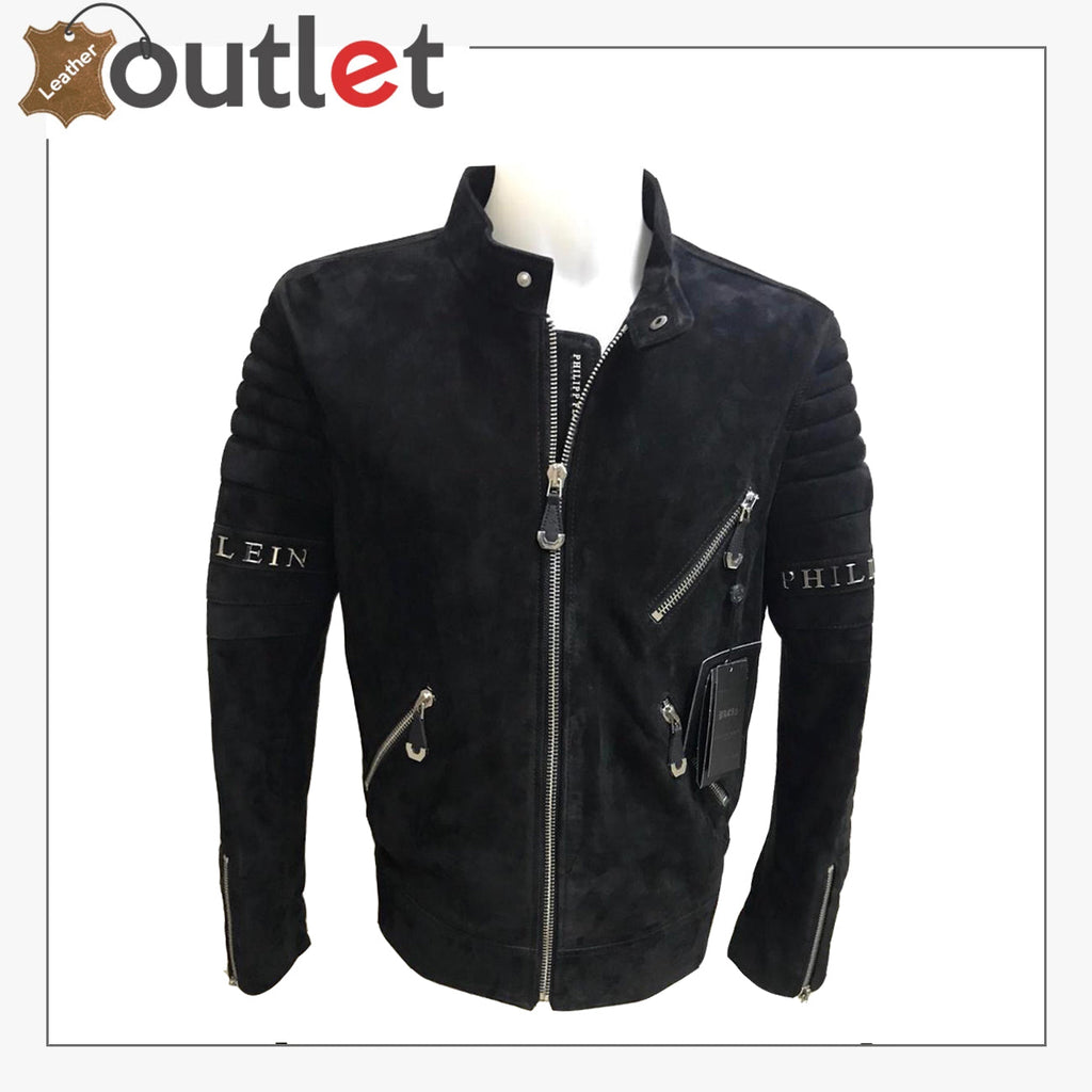 Black Suede Leather Jacket