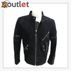 Black Suede Leather Jacket