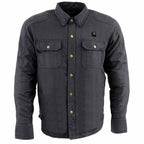 NexGen NXM1715SET Men's 'Scorcher' Classic Heated Black Denim Jacket (Rechargeable Battery Pack Included)