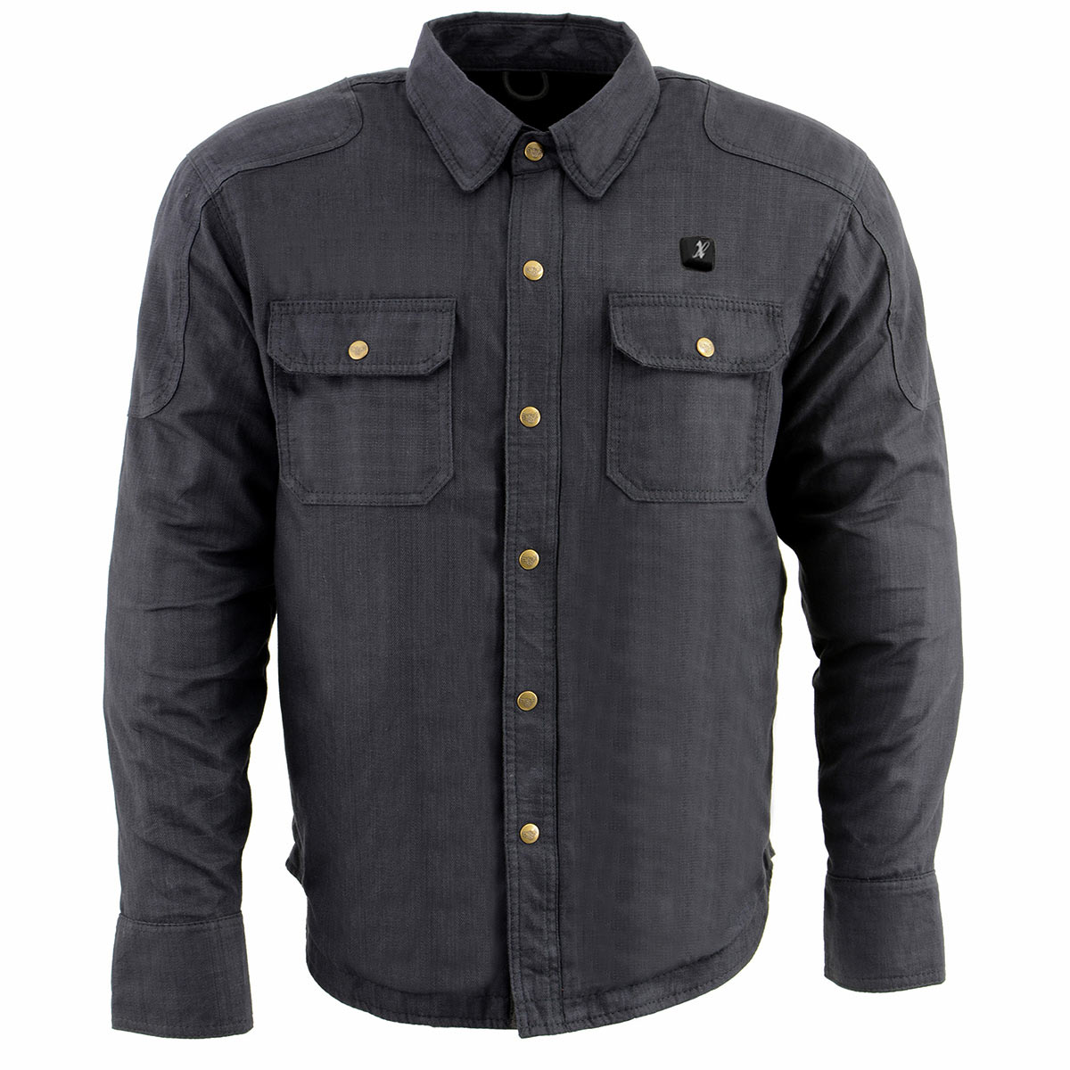 NexGen NXM1715SET Men's 'Scorcher' Classic Heated Black Denim Jacket (Rechargeable Battery Pack Included)
