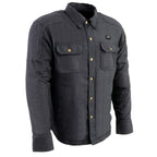 NexGen NXM1715SET Men's 'Scorcher' Classic Heated Black Denim Jacket (Rechargeable Battery Pack Included)
