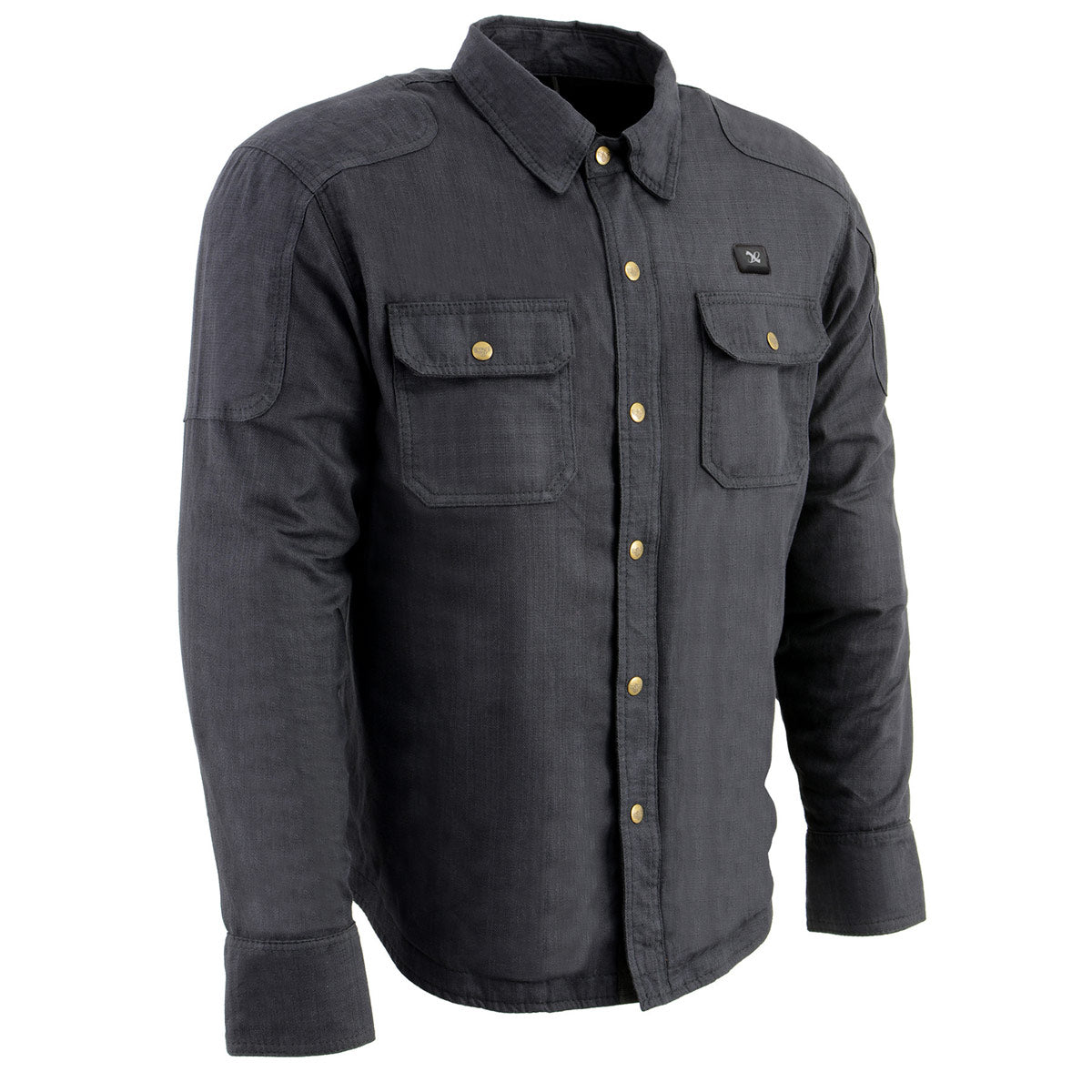 NexGen NXM1715SET Men's 'Scorcher' Classic Heated Black Denim Jacket (Rechargeable Battery Pack Included)