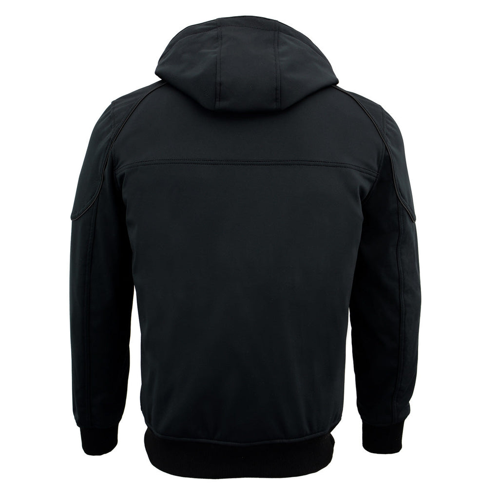 NexGen Heat Men’s Heated – Soft Shell Racing Style  Jacket, 7.4V, 3 Heat Levels, Night Visibility – Cold MPM1761SET