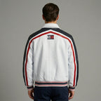 Men’s Real Leather Sport Bomber Jacket – Moto Streetwear Style