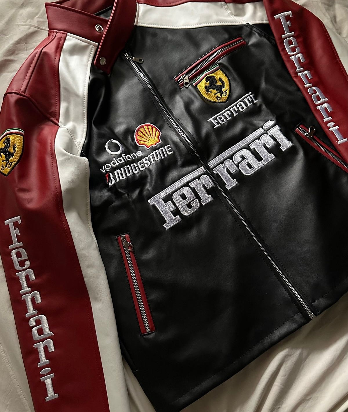 Ferrari F1 Leather Jacket – Wear Your Ferrari Passion