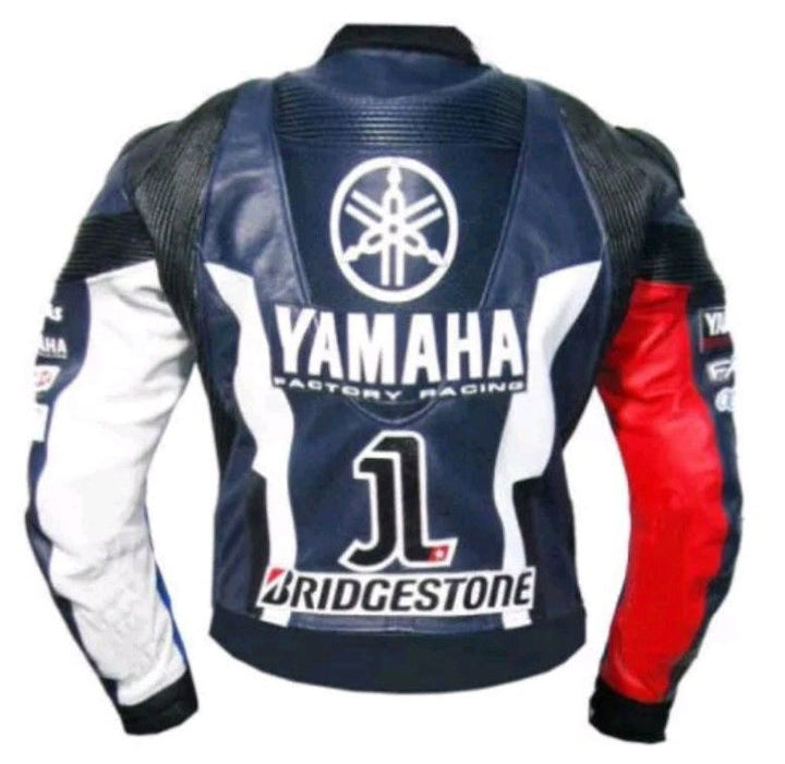 Petronas Motorcycle Leather Racing Blue Jacket