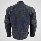 Men’s Protective Denim Motorcycle Jacket | Armored Riding Jacket with Ventilation