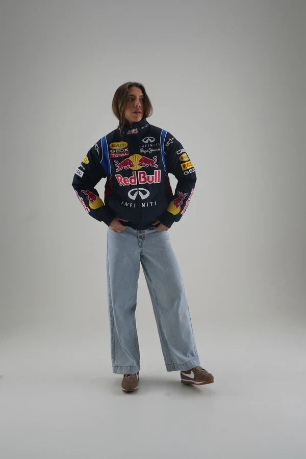 Infiniti Red Bull Vintage F1 Racing Jacket – Heritage Edition