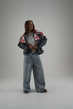 Red Bull Vintage F1 Racing Jacket – Red/Black Leather Edition