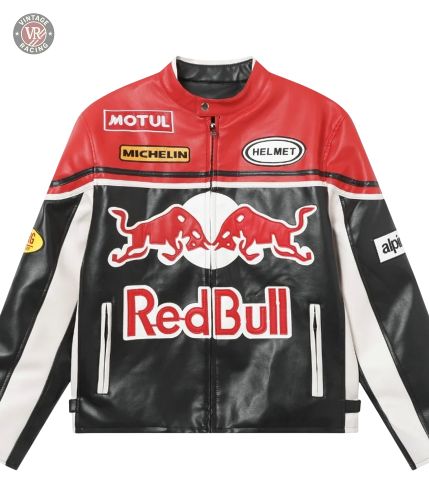 Red Bull Leather Racing Jacket
