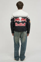 Red Bull Racing Leather Jacket - White Edition